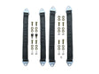 EVO MFG 2018-2024 Jeep Wrangler JL C O LIMIT STRAP KIT, FRONT AND REAR SET