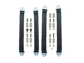 EVO MFG 2018-2024 Jeep Wrangler JL C O LIMIT STRAP KIT, FRONT AND REAR SET