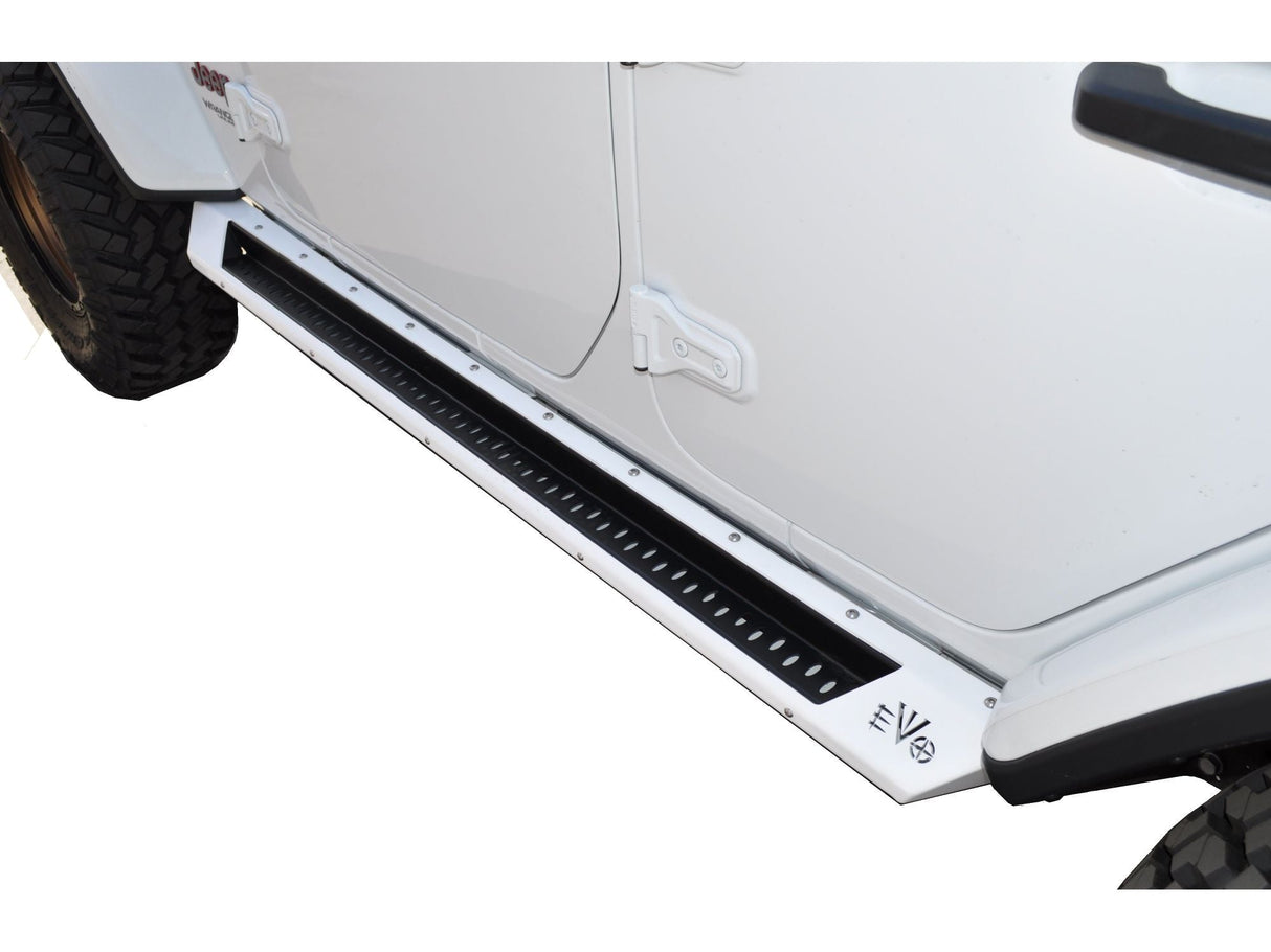 EVO MFG 2018-2024 Jeep Wrangler JL ROCKER STEPS WITH OPTIONAL BODY ROCKSKINS