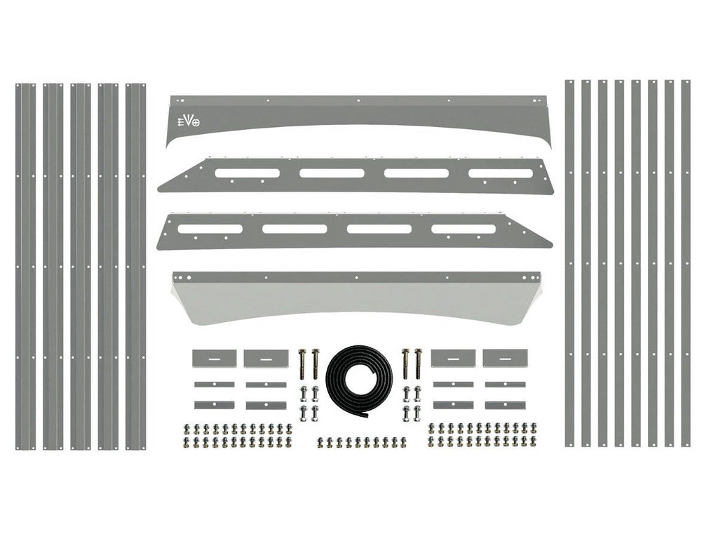 EVO MFG Jeep Wrangler JLU TRAIL ROOF RACK, BARE Steel