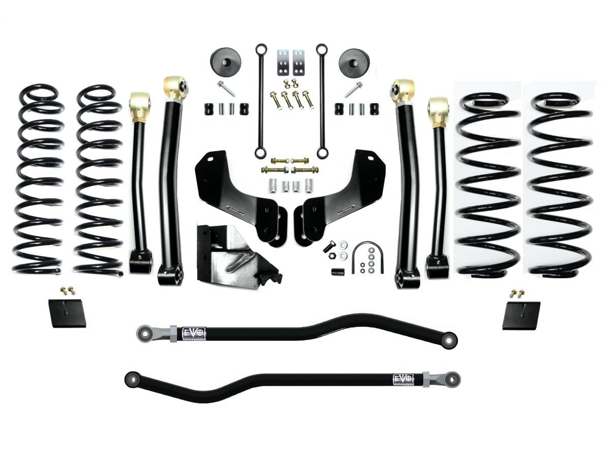 EVO MFG 2018-2024 Jeep Wrangler JL 4.5 INCH 4XE LIFT KIT ENFORCER SUSPENSION SYSTEMS