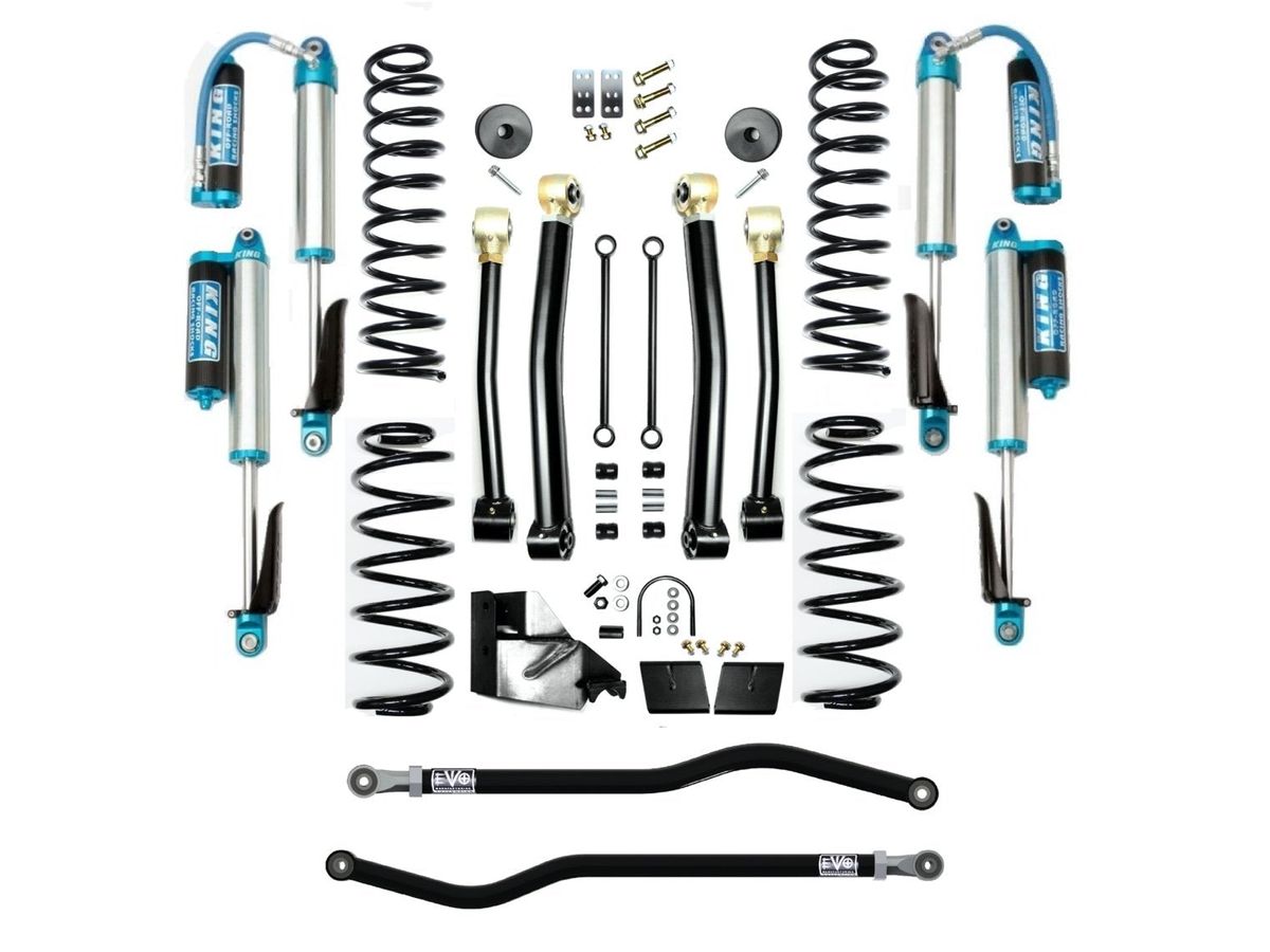 EVO MFG 2018-2024 Jeep Wrangler JL 4.5 INCH 4XE LIFT KIT ENFORCER SUSPENSION SYSTEMS