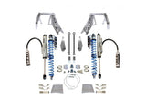 EVO MFG 2018-2024 Jeep Wrangler JL & Gladiator JT FRONT DOUBLE THROWDOWN, KING 2.5" COILOVER & BYPASS (BLACK) AFTERMARKET AXLE