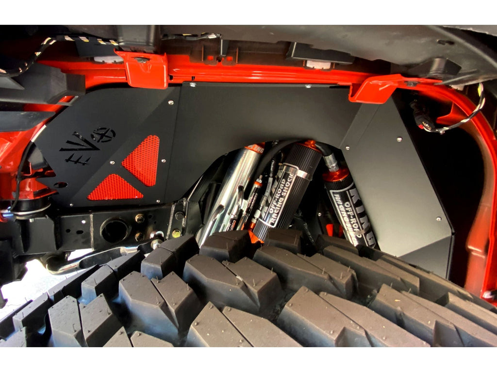 EVO MFG JL/JT Gas Front Vented Aluminum Inner Fenders