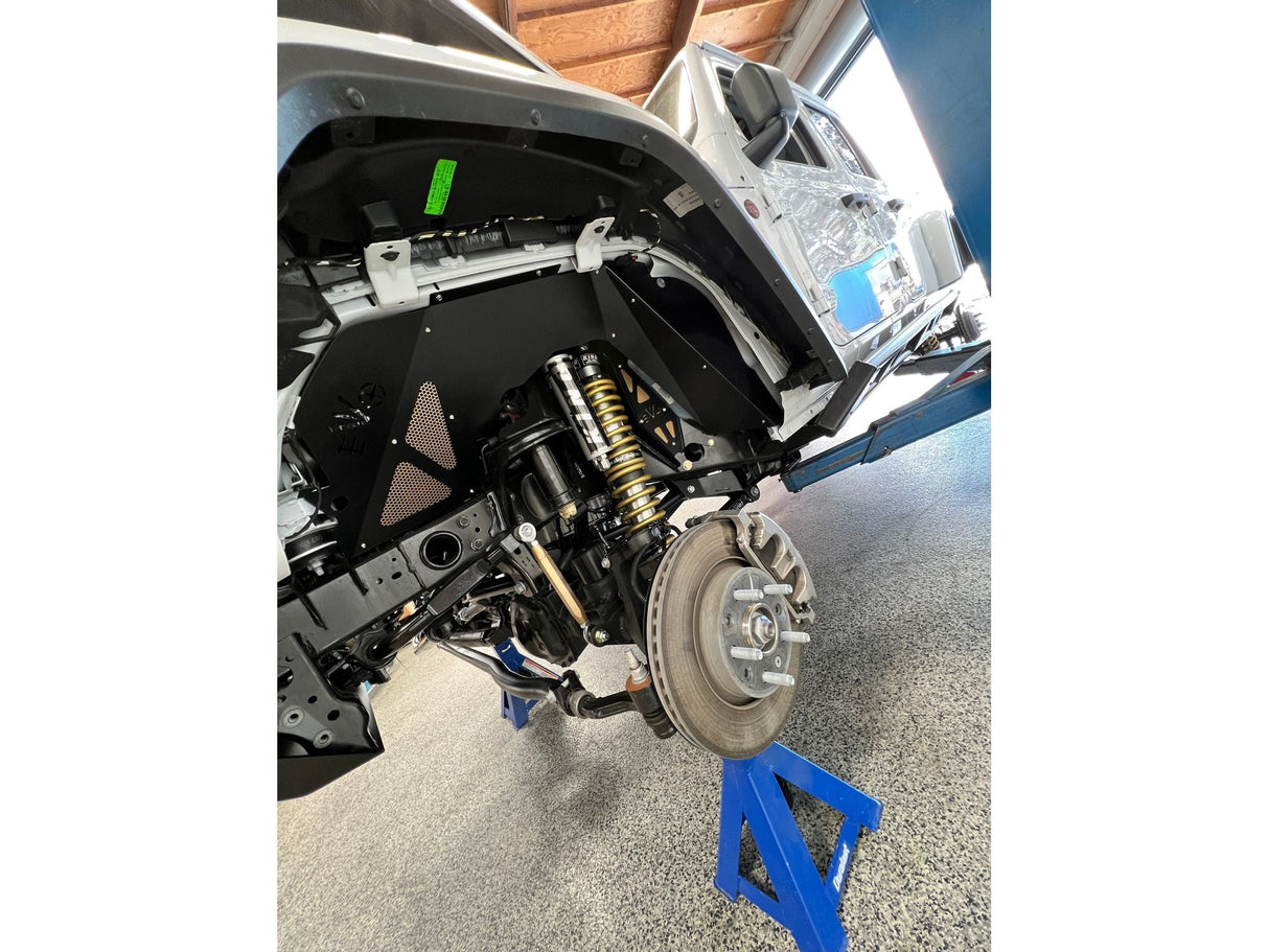 EVO MFG 2018-2024 Jeep Wrangler JL & Gladiator JT DIESEL 392 FRONT VENTED ALUMINUM INNER FENDERS