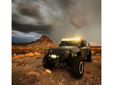 EVO MFG Jeep Wrangler JL/Gladiator Front Alumilite Bumper. With Factory Fog Light Provisions, Hoop and Skid Combo