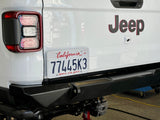 EVO MFG 2020-2024 Jeep Gladiator JT Tailgate License Plate Mount Holder, Left Side Black