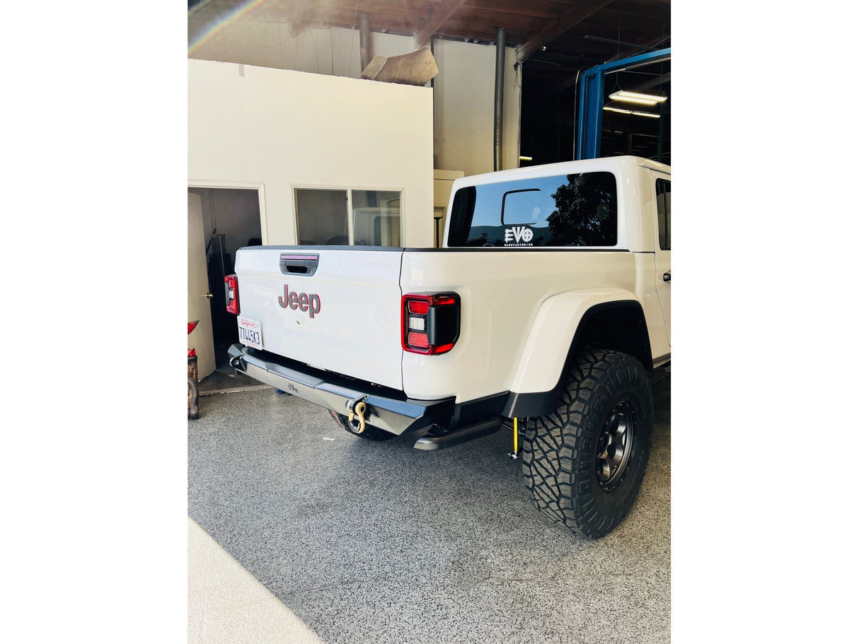 EVO MFG 2020-2024 Jeep Gladiator JT Rear High N Tight Rear Bumper. High Clearance Bumper
