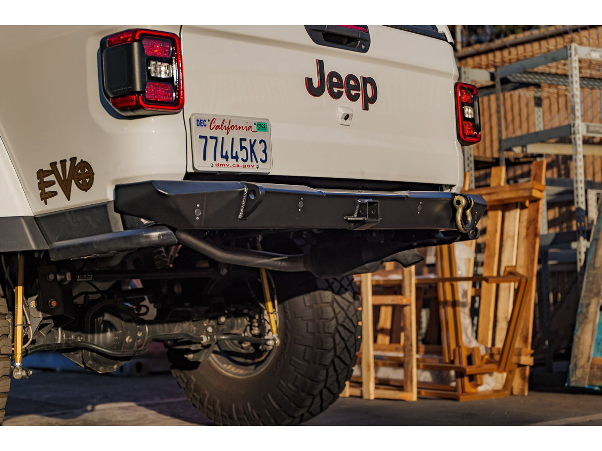 EVO MFG 2020-2024 Jeep Gladiator JT Rear High N Tight Rear Bumper. High Clearance Bumper