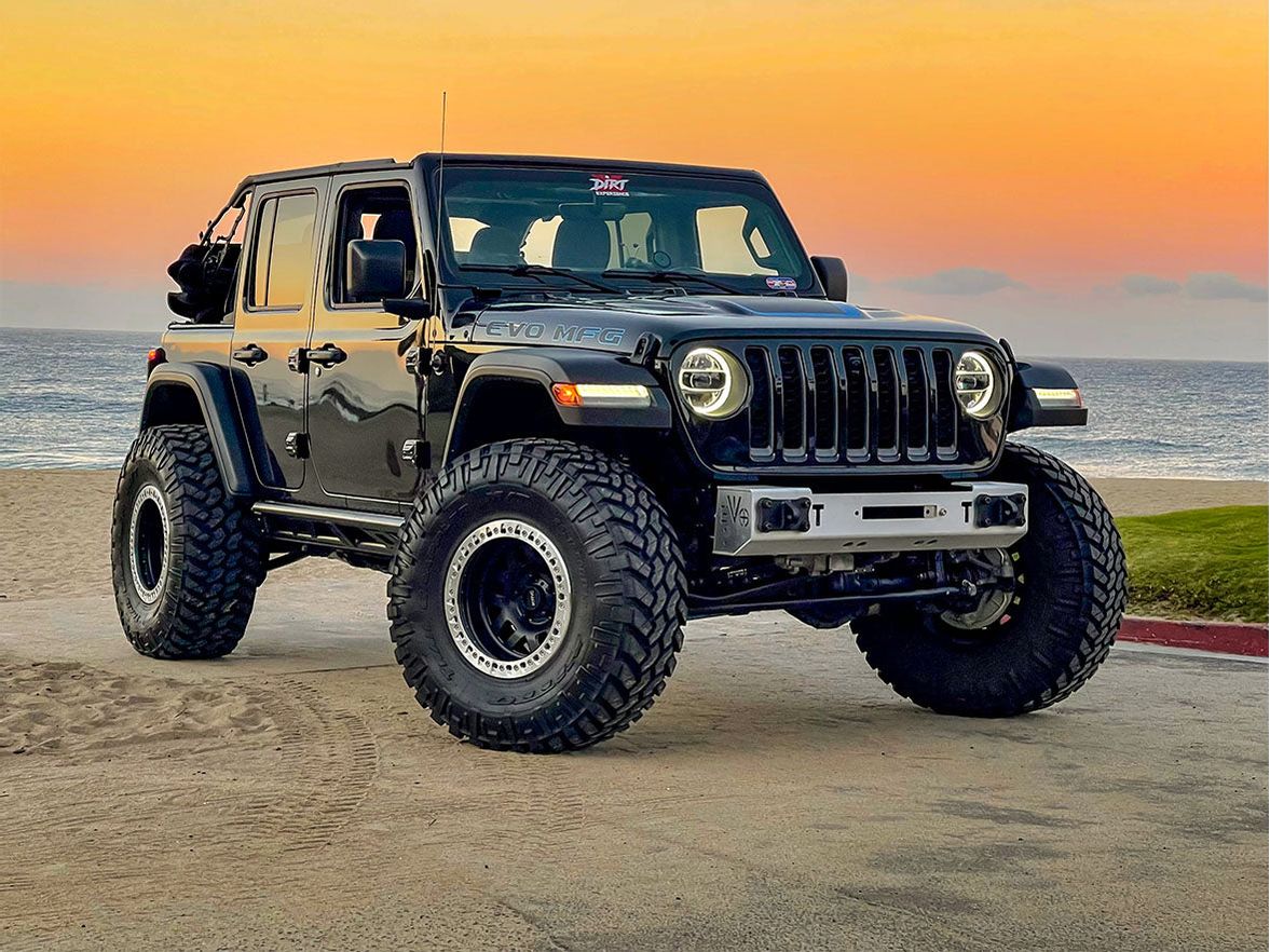 EVO MFG 2018-2024 Jeep Wrangler JL KSPEC Rock Sliders