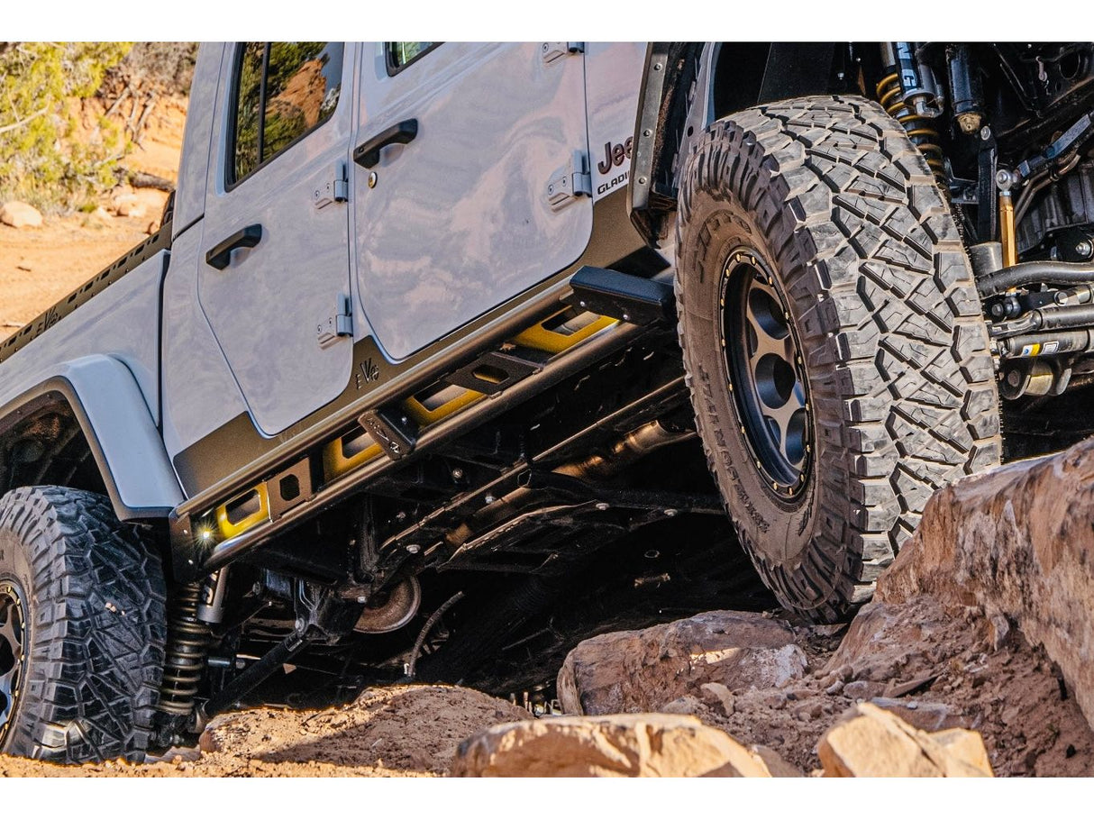 EVO MFG 2020-2024 Jeep Gladiator JT KSPEC Rock Sliders