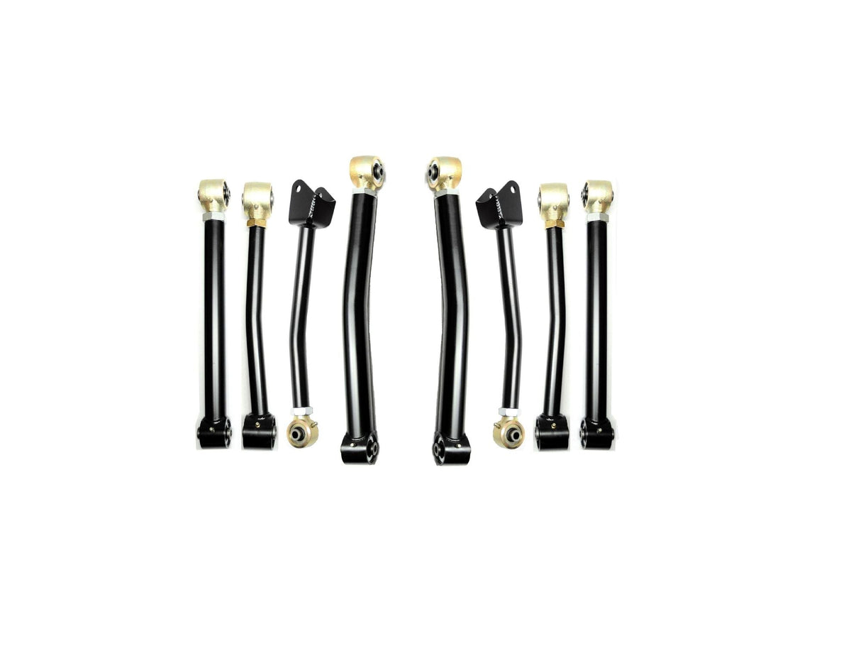 EVO MFG 2018-2024 Jeep Wrangler JL Enforcer PLUS Arm Set. All 8 Adjustable Control Arms
