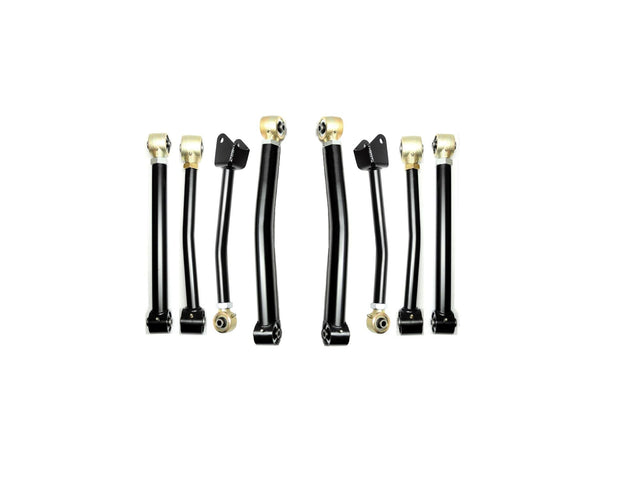 EVO MFG 2018-2024 Jeep Wrangler JL Enforcer PLUS Arm Set. All 8 Adjustable Control Arms