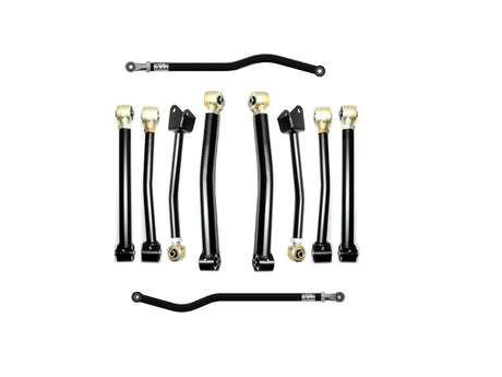 EVO MFG 2018-2024 Jeep Wrangler JL Enforcer PLUS Arm Set. All 8 Adjustable Control Arms