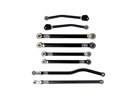 EVO MFG 2020-2024 Jeep Gladiator JT Enforcer PLUS Arm Set. All 8 Adjustable Control arms