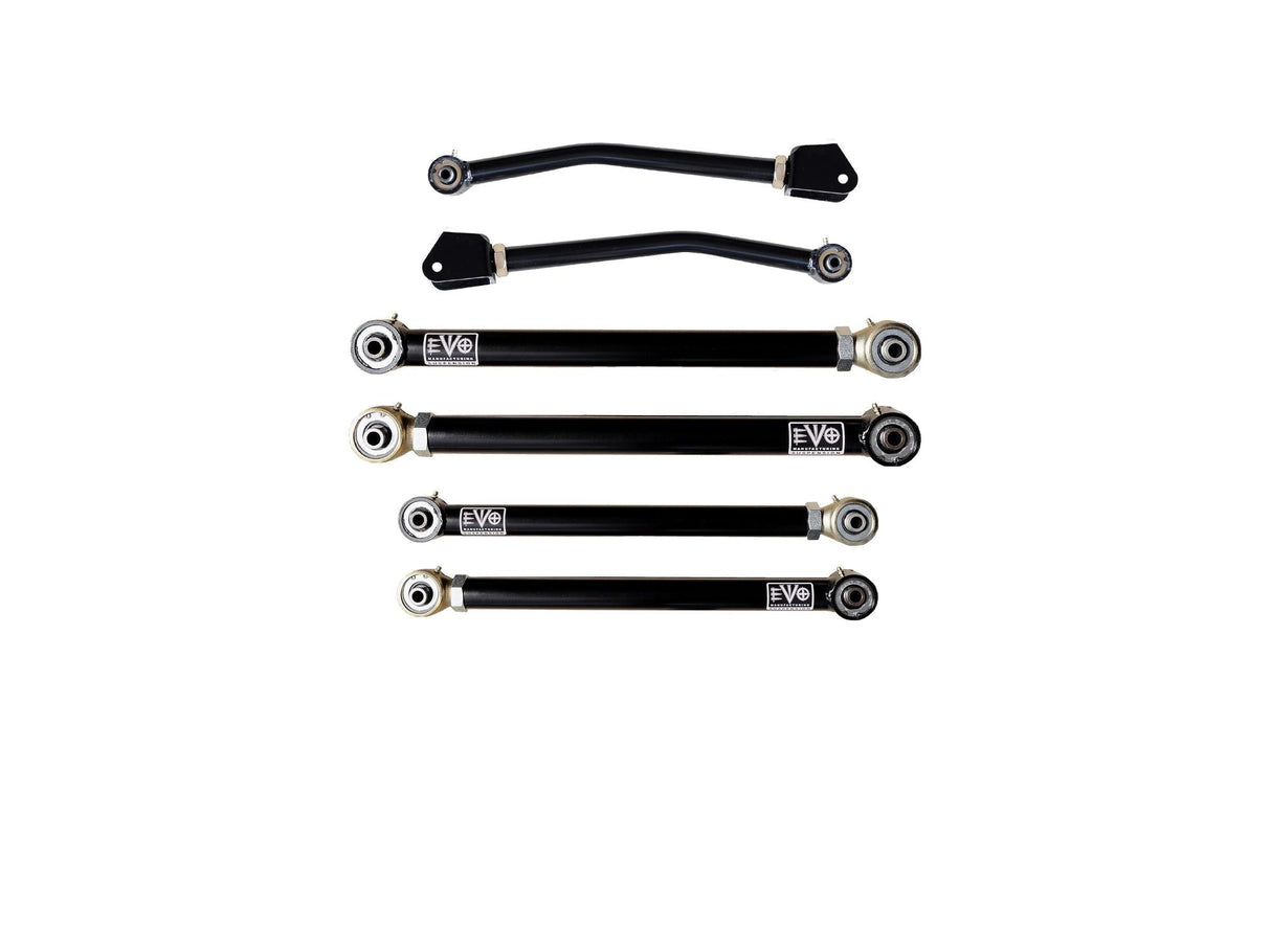 EVO MFG 2020-2024 Jeep Gladiator JT Enforcer PLUS Arm Set. All 8 Adjustable Control arms