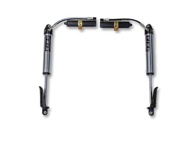 EVO MFG 2018-2024 Jeep Wrangler JL & Gladiator JT EVO SPEC KING FRONT 2.5" REMOTE RES 2.5-5" PAIR SET BLACK ANO