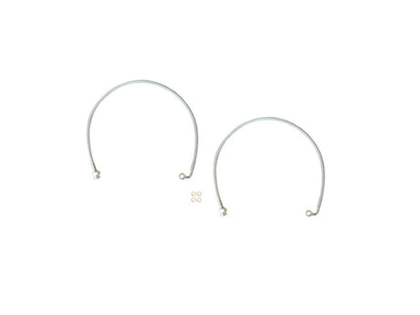 EVO MFG 2018-2024 Jeep Wrangler JL 392 Rear Brakeline hose Pair - 2-5" Lift