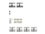 EVO MFG JLU Bomber/Rocker Step Seam Mount Bracket Kit, 4 Door