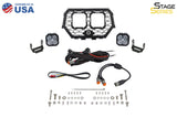 Diode Dynamics 2014-2018 Polaris RZR XP Stage Series LED Grille Kit - Pro White Combo