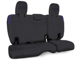 PRP Jeep Wrangler JL Rear Bench CoversU - 4 door with no armrest - Black/Purple