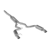 MBRP 15-18 Ford Mustang EcoBoost 2.3L T409 3in Cat Back Dual Split Rear Exit (Street Version)