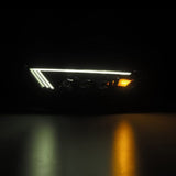 AlphaRex 15-17 Ford Mustang NOVA LED Proj HL Alpha-Black w/Activ Light/Seq. Signal + Switchback DRL