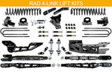 6" RAD F250 F350 4-LINK LIFT KIT 2017-2022 SUPER DUTY