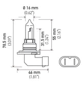 Hella Bulb 9005/HB3 12V 65W P20d T4