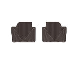 WeatherTech 2012+ BMW 3-Series (F30) Rear Rubber Mats - Cocoa