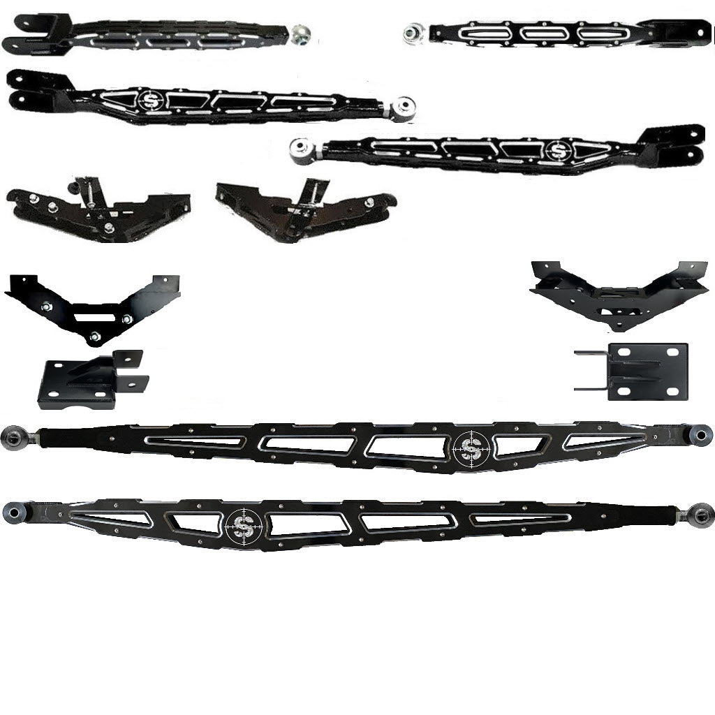 10" to 14" F250 F350 LONG ARM 4-Link Lift Upgrade for 2017-2022 Super Duty