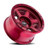 Dirty Life 9315 Compound 17x9 / 6x135 BP / -12mm Offset / 87.1mm Hub Crimson Candy Red Wheel