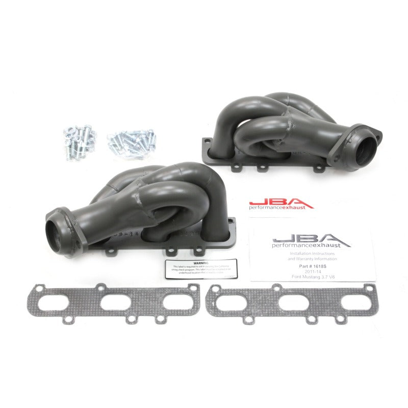 JBA 11-17 Ford Mustang 3.7L V6 1-5/8in Primary Ti Ctd Cat4Ward Header