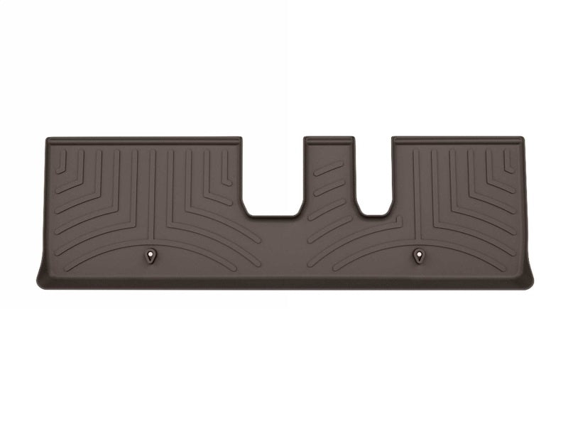 WeatherTech 2024 Kia EV9 w/2nd Row Bench Seating Rear FloorLiner - Cocoa