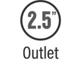 MagnaFlow 2018 Ford Mustang V8-5.0LGAS Exhaust Acc - 2.5in ID/OD - 304SS - Integrated V-Band Flanges