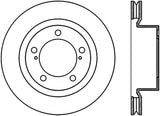 StopTech 08-13 Lexus LX 450/470/570 / 08-13 Land Cruiser Front Right Slotted CRYO-STOP Brake Rotor