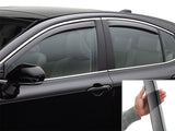 WeatherTech 2025 Toyota Camry Front & Rear Side Window Deflectors - Dark Smoke
