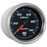 Autometer Cobalt 66mm 0-100 PSI Oil Pressure Gauge