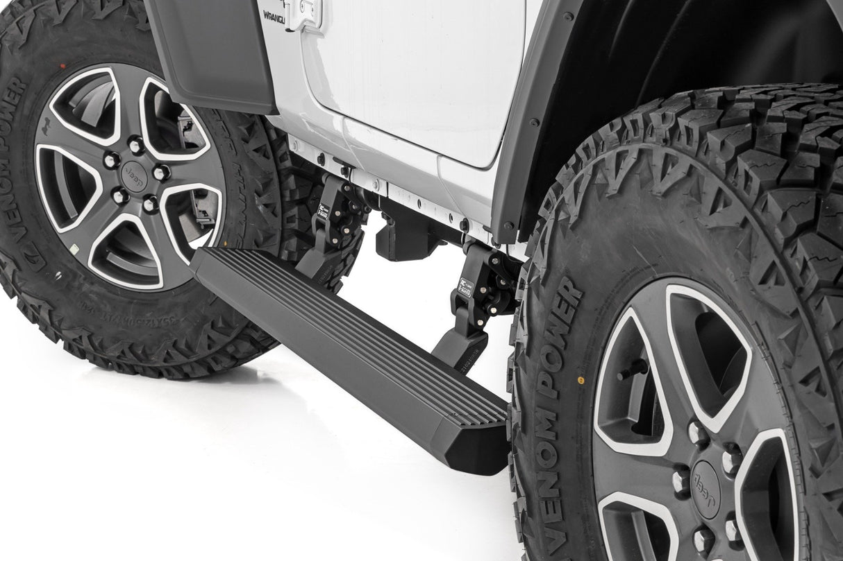 Power Running Boards | Dual Electric Motor | 2 Door | Jeep Wrangler JL (18-26)
