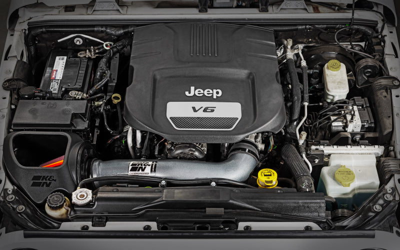K&N 12-18 Jeep Wrangler 3.6L V6 NextGen Aluminum Cold Air Intake System