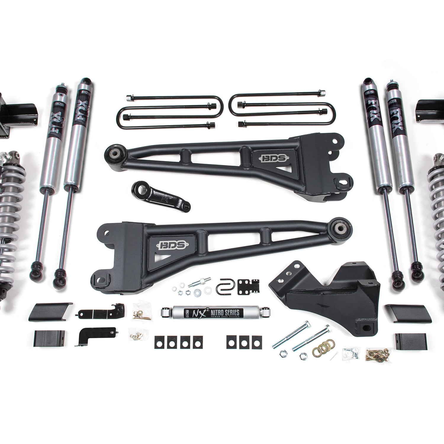 5 Inch Lift Kit W/ Radius Arm - FOX 2.5 Coil-Over Conversion - Performance Elite for 2023-2024 Ford F250/F350 Super Duty (23-24) 4WD Diesel