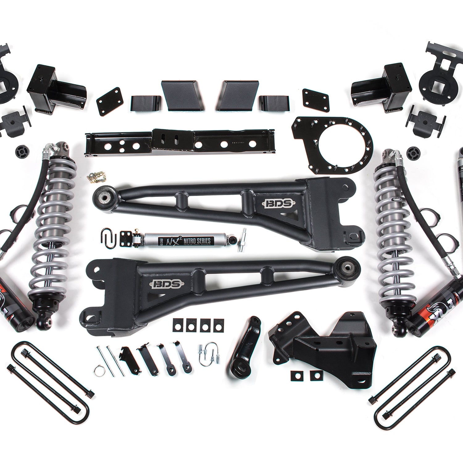 BDS 7 Inch Lift Kit w/ Radius Arm | FOX 2.5 Coil-Over Conversion - Performance Elite | Ford F250/F350 Super Duty (23-25) 4WD | Diesel