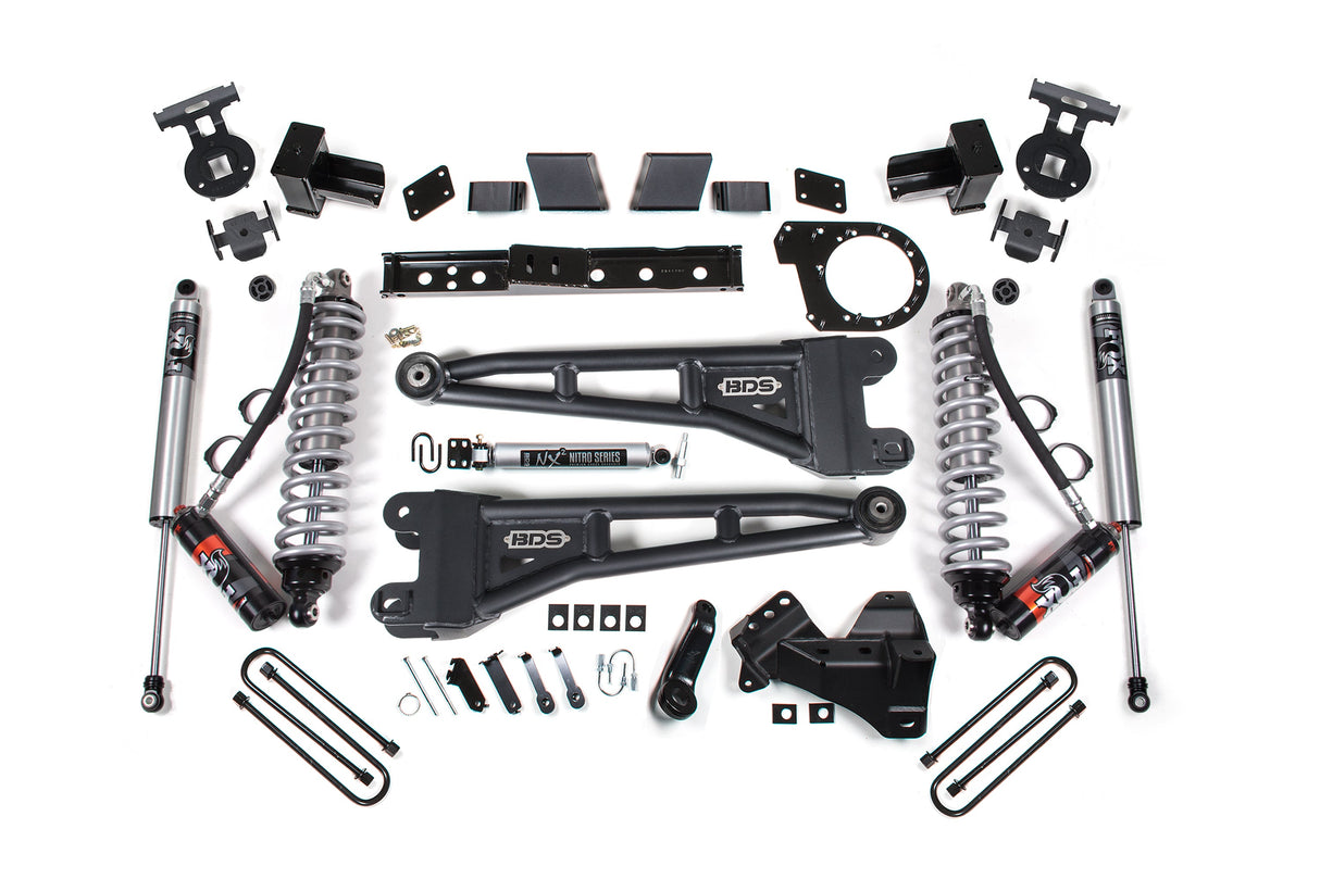 BDS 7 Inch Lift Kit w/ Radius Arm | FOX 2.5 Coil-Over Conversion - Performance Elite | Ford F250/F350 Super Duty (23-25) 4WD | Diesel