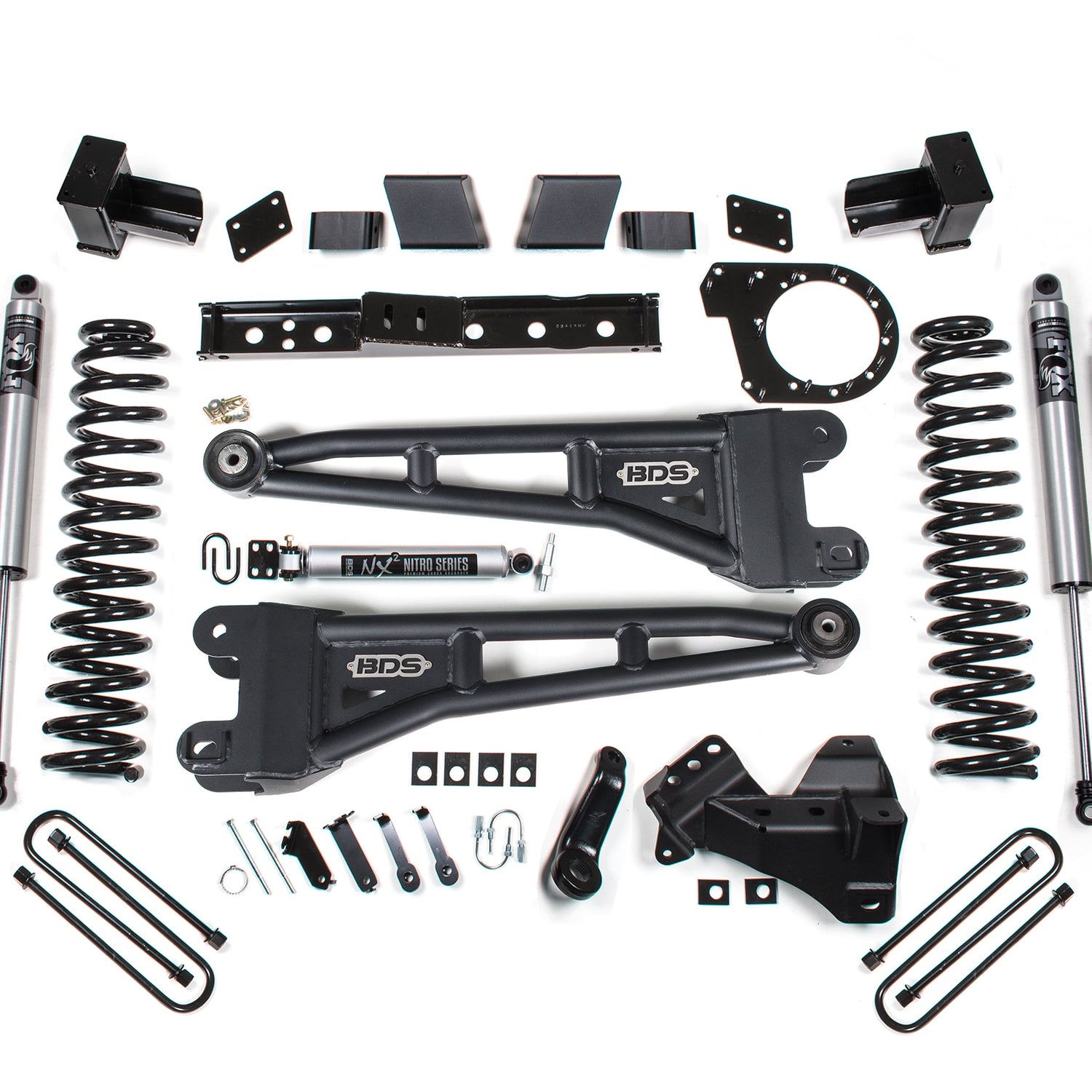 BDS 7 Inch Lift Kit w/ Radius Arms | Ford F350 Super Duty DRW (23-25) 4WD | Diesel