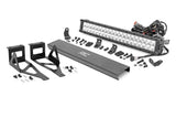 LED Light Kit | Bumper | 20" Chrome Dual Row | Amber DRL | Ford F-250/F-350 Super Duty (05-07)