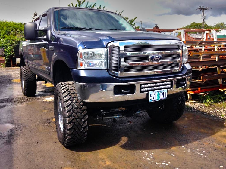 KD Fabworks 2005-2007 Ford Super Duty F-250/F-350/Excursion Bumper Brackets for 20" LED light bars