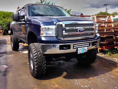 KD Fabworks 2005-2007 Ford Super Duty F-250/F-350/Excursion Bumper Brackets for 20" LED light bars
