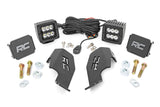 LED Light Kit | Cage Mount | 2" Black Pair | Honda Talon 1000