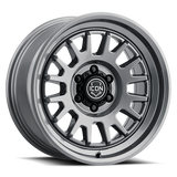 ICON Anza 17x8.5 6x5.5 0mm Offset 4.75in BS 106.1mm Hub Bore Gun Metal Wheel