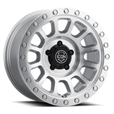 ICON Hulse 17 X 8.5 6 X 5.5 0mm Offset 4.75in BS Silver Machined